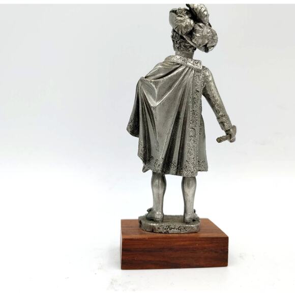 Les Etains du Prince Marechal Lefebvre Pewter Figurine wooden base - Picture 2 of 3